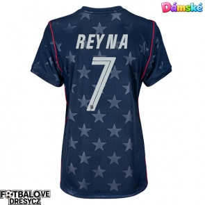 Spojené státy Giovanni Reyna #7 Dámské Venkovní Dres MS 2026 Krátký Rukáv